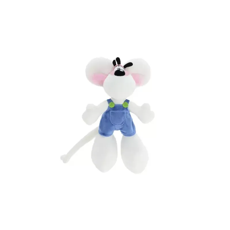 Peluche Diddl en salopette Bleue - 30cm