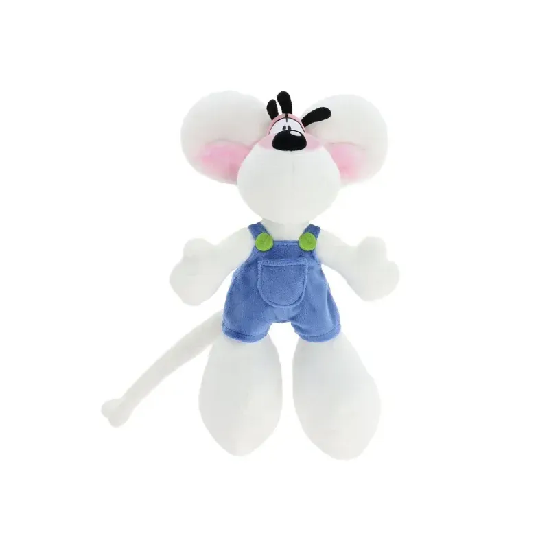 Peluche Diddl en salopette Bleue - 20cm