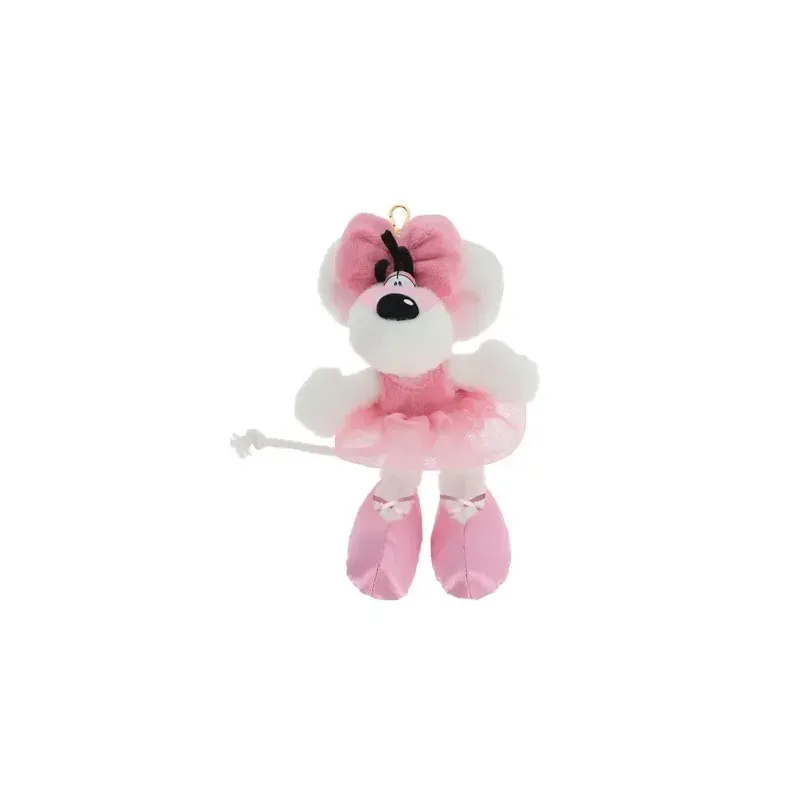 Porte-clés peluche Diddlina en robe ballerina - 15cm