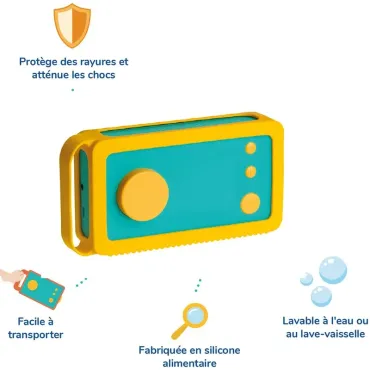 Coque Odile de protection - Jaune 
