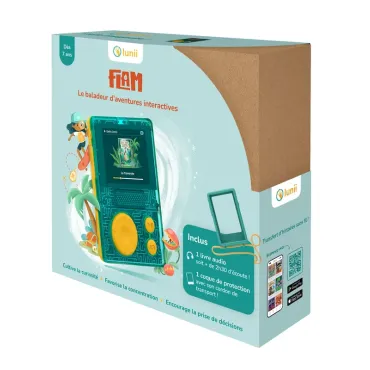 FLAM - Baladeur audio + Coque verte