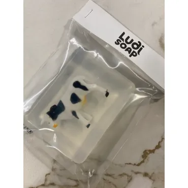 Savon avec figurine - Vache