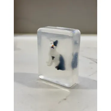 Savon avec figurine - Chat