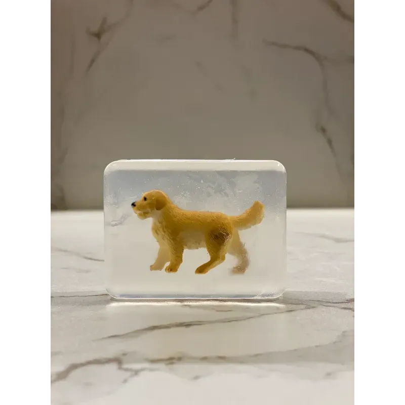Savon avec figurine - Chien