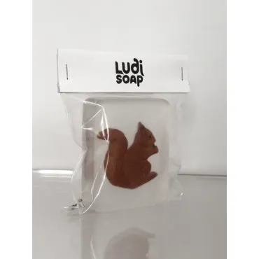Savon avec figurine - Ecureuil