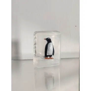 Savon avec figurine - Pingouin