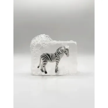 Savon avec figurine - Zébre
