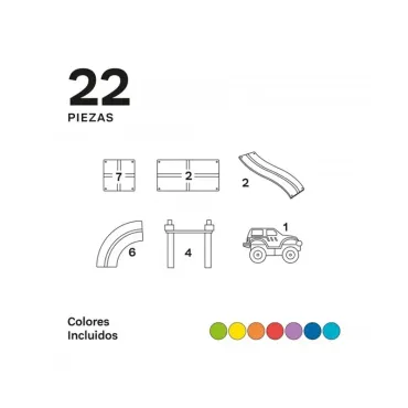 Imanix Race Track 22 Pièces
