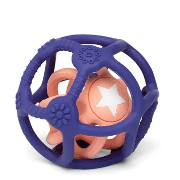 Lot de 2 balles sensorielles - Bleu et rose