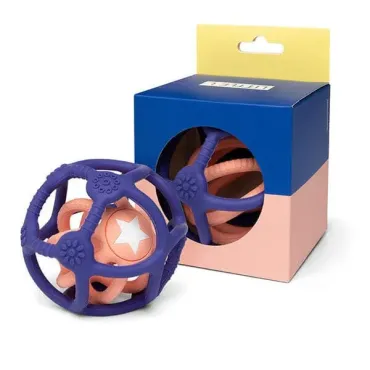 Lot de 2 balles sensorielles - Bleu et rose