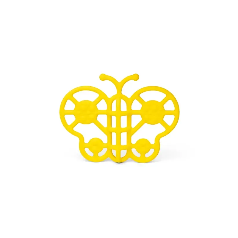 Jouet de dentition - Papillon - Jaune