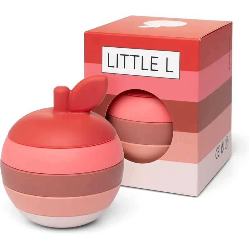Pomme à empiler - Rouge et rose