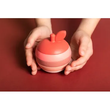 Pomme à empiler - Rouge et rose