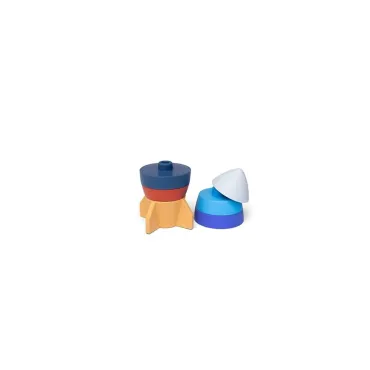 Fusée à empiler -  Bleu et orange