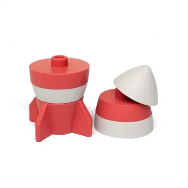 Fusée à empiler - Rouge et blanc