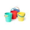 Seaux empilables en silicone
