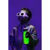 Bouteille sensorielle float - Jaune fluo