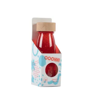 Bouteille sensorielle float - Rouge