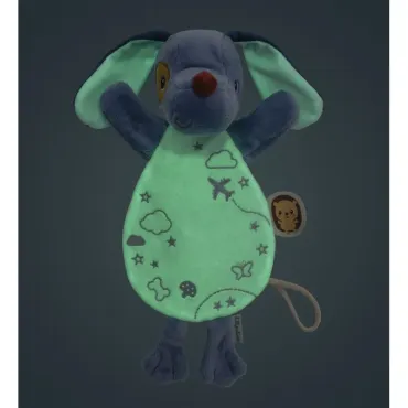 Doudou marionnette phosphorescent Jules