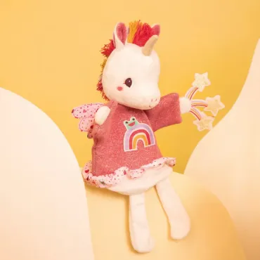Marionnette à main Lena la licorne