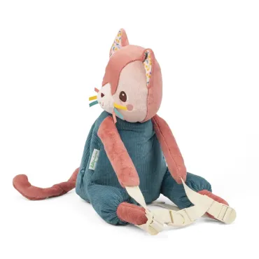 Sac à dos doux Jeanne le chat
