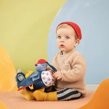 Jouet d'activités avion pour bébé Jules le chien