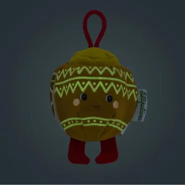 Décoration de Noël - Lutin en tissu réversible et phosphorescent Mimmi