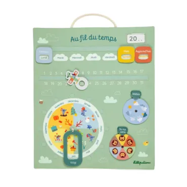 Calendrier enfant en tissu...