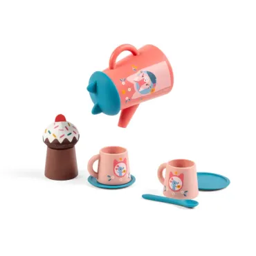 Jouet de bain - Set de thé Jeanne le chat