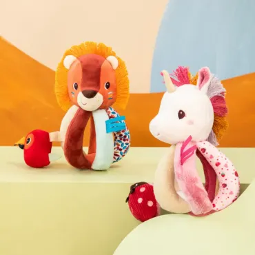 Hochet licorne à poignées - Lena