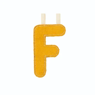 Lettre F en tissu...