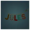 Lettre F en tissu phosphorescente