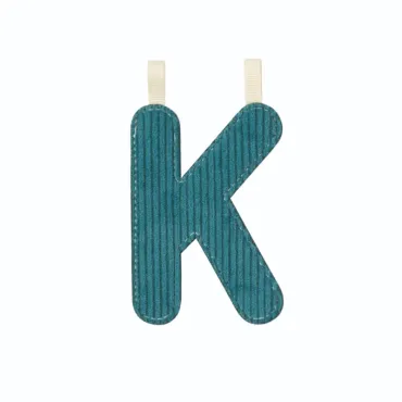 Lettre K en tissu...