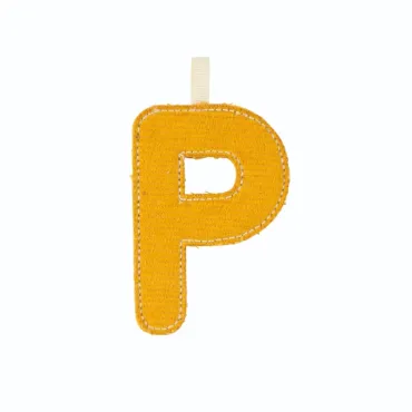 Lettre P en tissu...