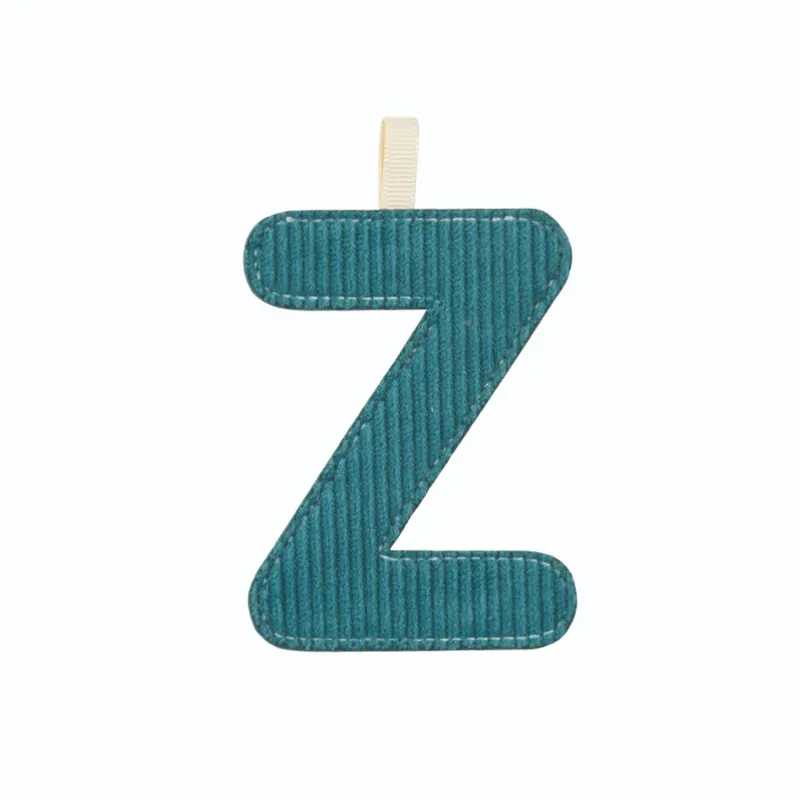 Lettre Z en tissu phosphorescente