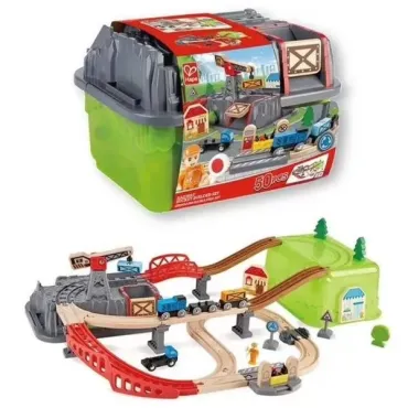 Coffret de train 2 en 1 construis ta ville