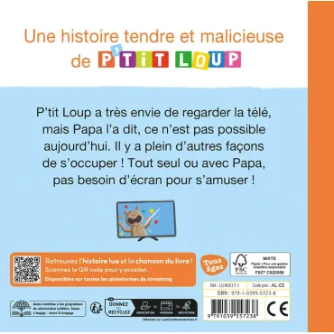 P'tit Loup passe une journée sans écran 