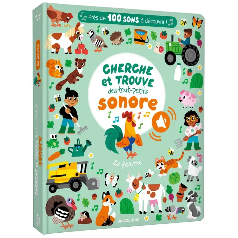 Cherche et trouve des tout-petits sonore - La ferme