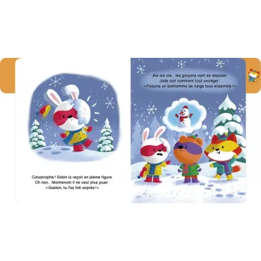 Coffret marionnettes à doigts - Les mini-héros de la forêt - Vive la neige !