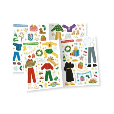 Mes 500 autocollants créatifs - Noël enchanté
