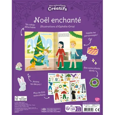 Mes 500 autocollants créatifs - Noël enchanté