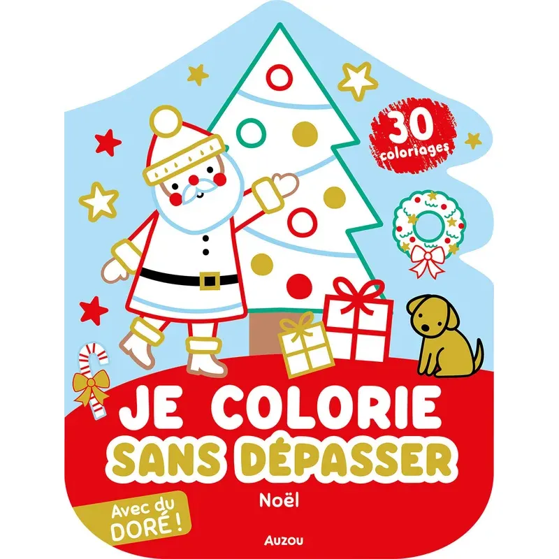 Je colorie sans dépasser - Noël