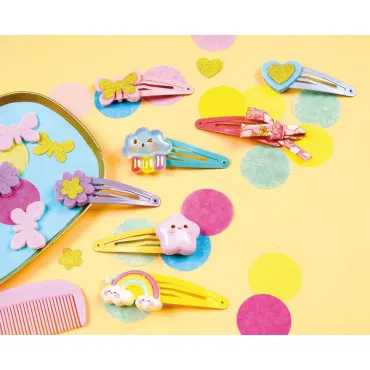 Mon semainier de barrettes arc-en-ciel