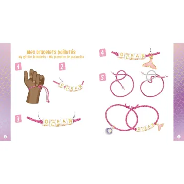 Mon accumulation de bracelets sirène