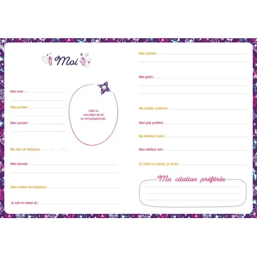 Mon carnet secret bijou scintillant