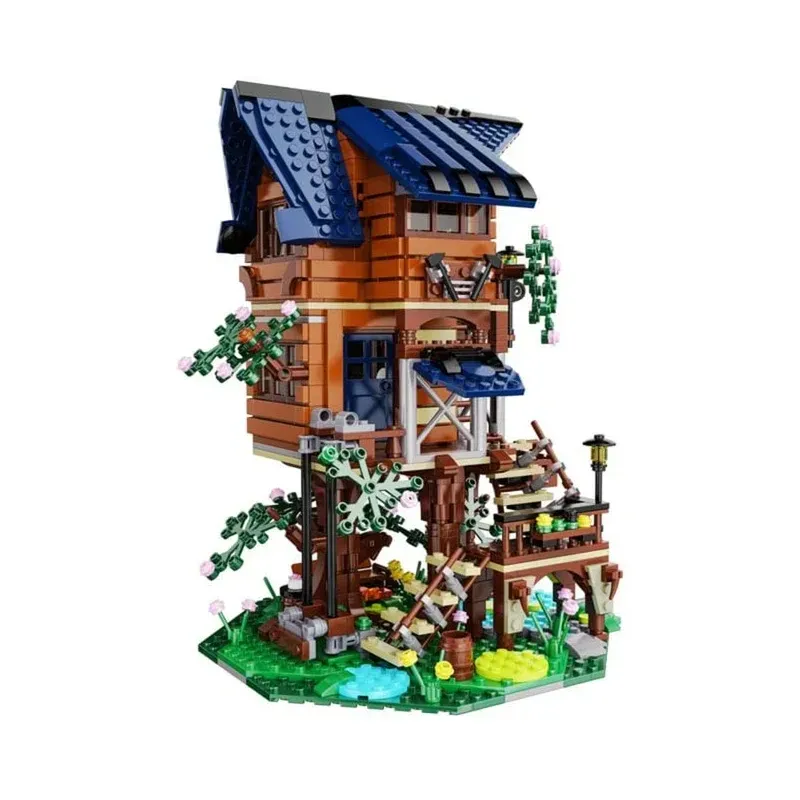 Maquette - L'arbre maison 4 saisons - 1155pcs