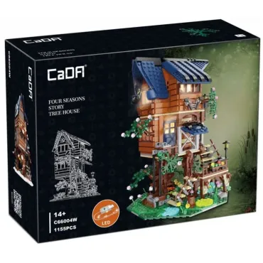 Maquette - L'arbre maison 4 saisons - 1155pcs