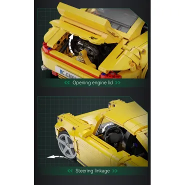 Maquette - RUF CTR 2017 - Yellowbird - 1515pcs