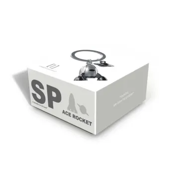 Porte-clés Fusée & sa planète