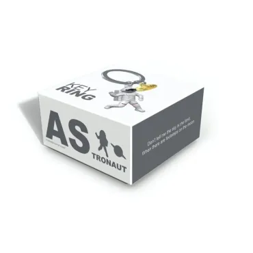 Porte-clés Astronaute et planète Saturne